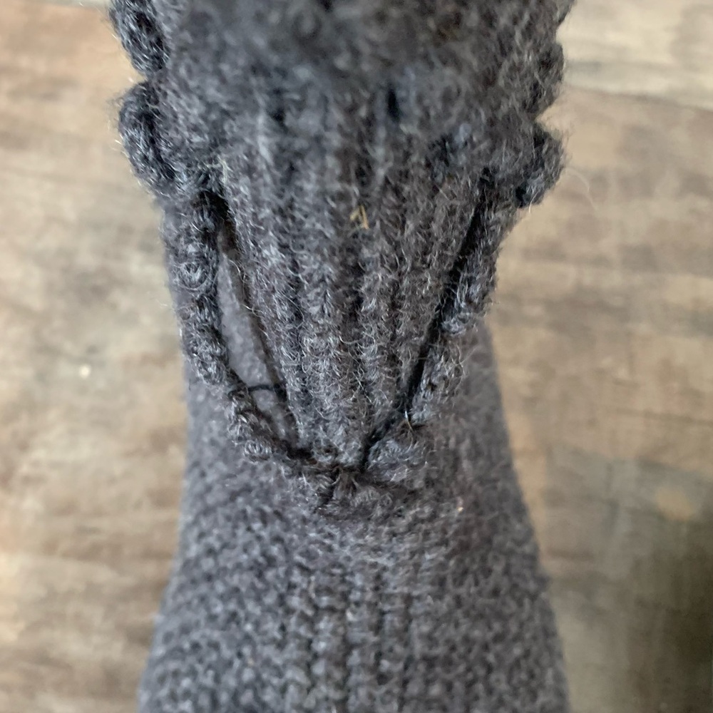 UGG Australia argyle lattice knit gray boots - Picture 11 of 11